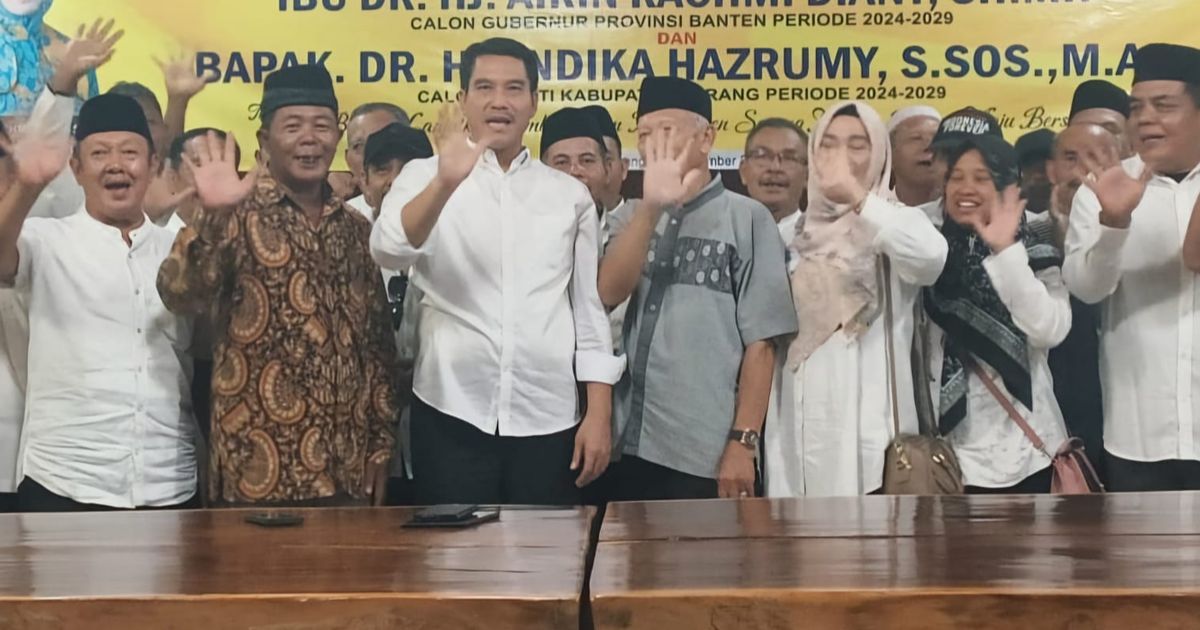 Ramai-Ramai Pensiunan Kades di Banten Dukung Airin di Pilkada 2024