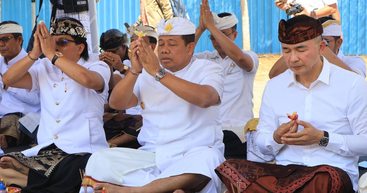 Upacara Adat Ngeruwak Tandai Pembangunan LRT Bawah Tanah di Bali