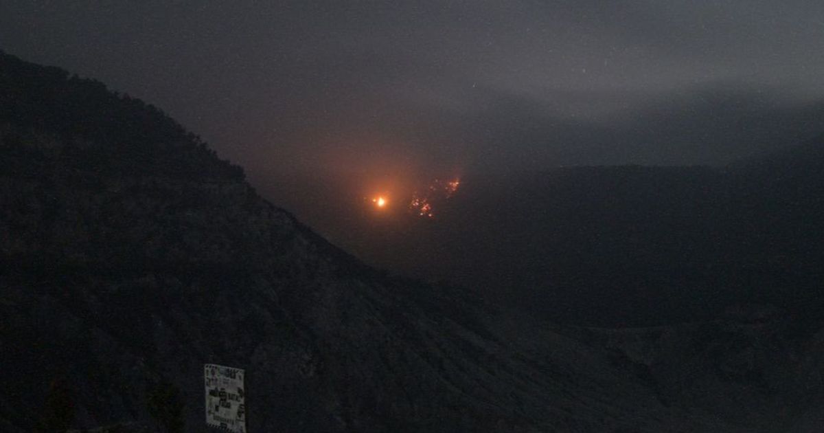 Update Kebakaran hutan di Gunung Tangkuban Perahu setelah Pemdaman 30 Jam