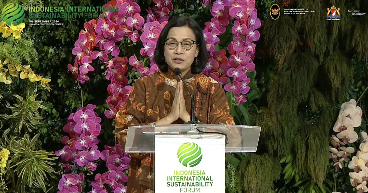 Di ISF 2024, Sri Mulyani: Situasi Ekonomi Global Sedang Tidak Baik hingga 2026