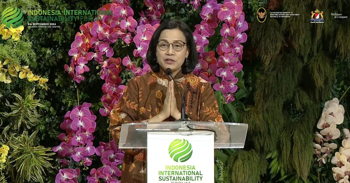 Sri Mulyani Kasih Peringatan: PDB Bisa Turun 10 Persen Akibat Krisis Iklim