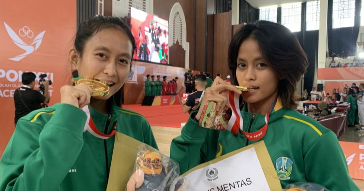 Perdana Ikut PON, Kakak Adik Ini Langsung Raih Medali Emas Kelas Seni Muaythai