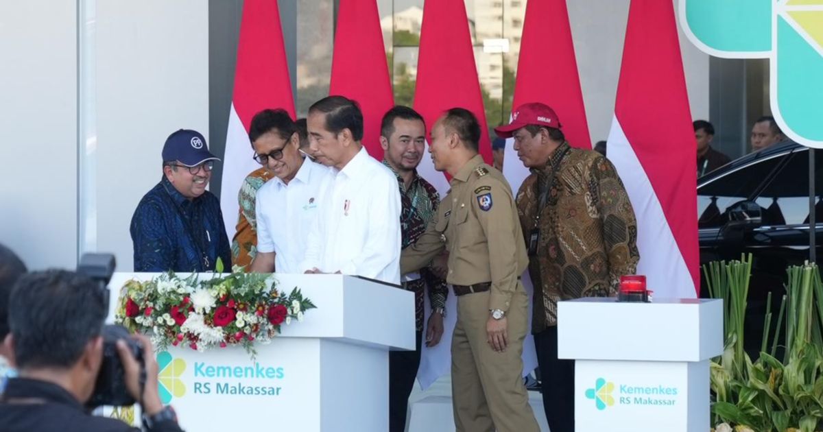 Intip Fasilitas Mewah Rumah Sakit Pemerintah di Makassar yang Baru Diresmikan Jokowi