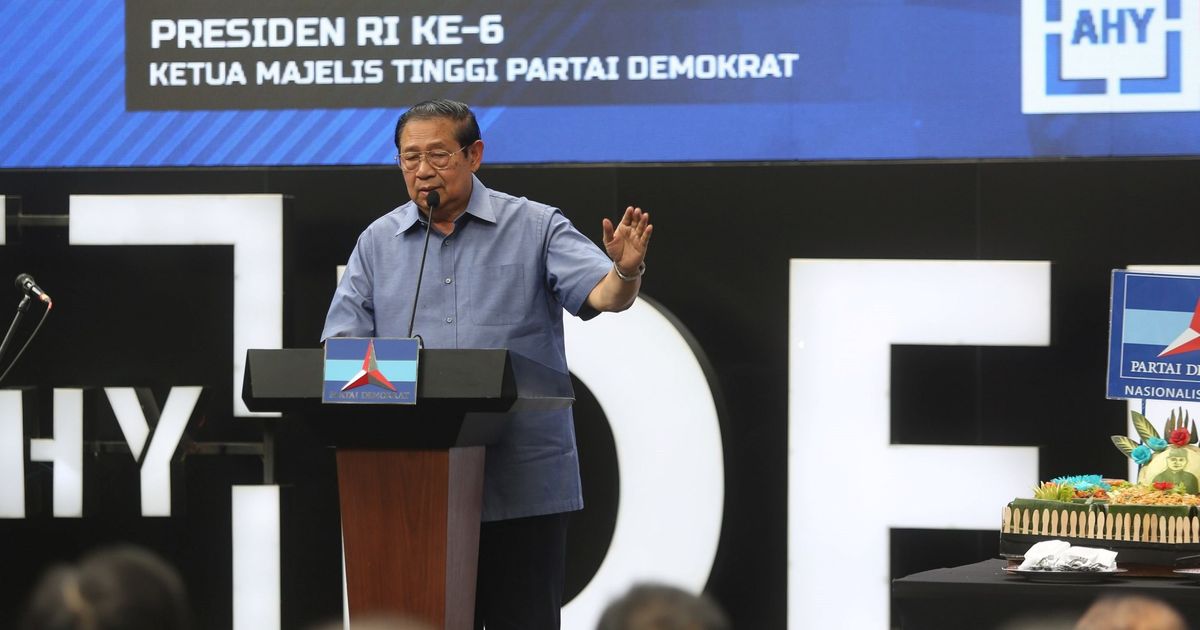 VIDEO: Pidato SBY di HUT Demokrat, Soal Oposisi hingga Janji Sukseskan Presiden Terpilih Prabowo