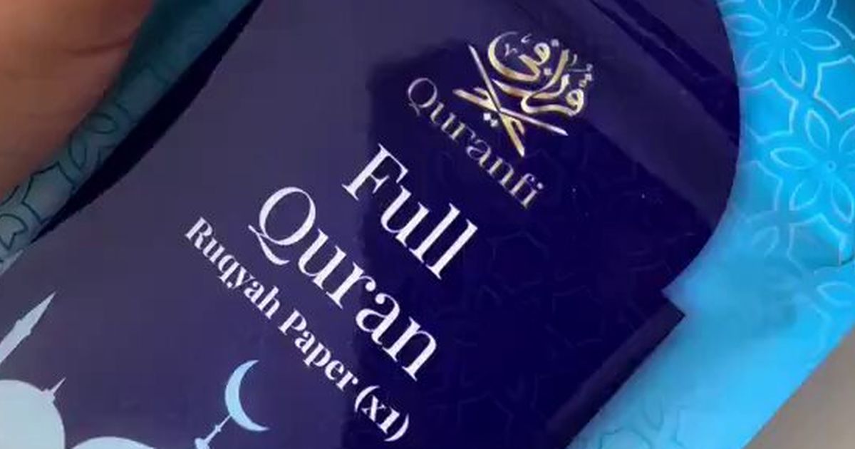 Perusahaan Belanda Jual Kertas Berisi Ayat Alquran untuk Diminum Sebagai Obat Ruqyah