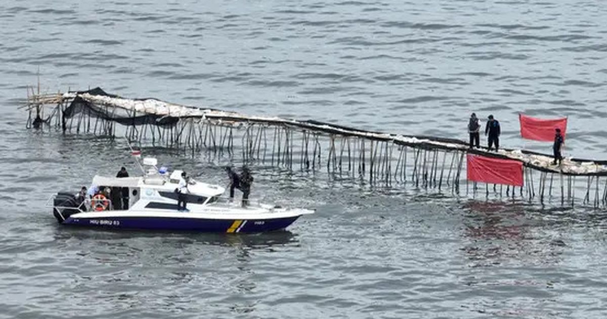 Pagar di Laut Banten Sepanjang 30,1 Kilometer, untuk Reklamasi?