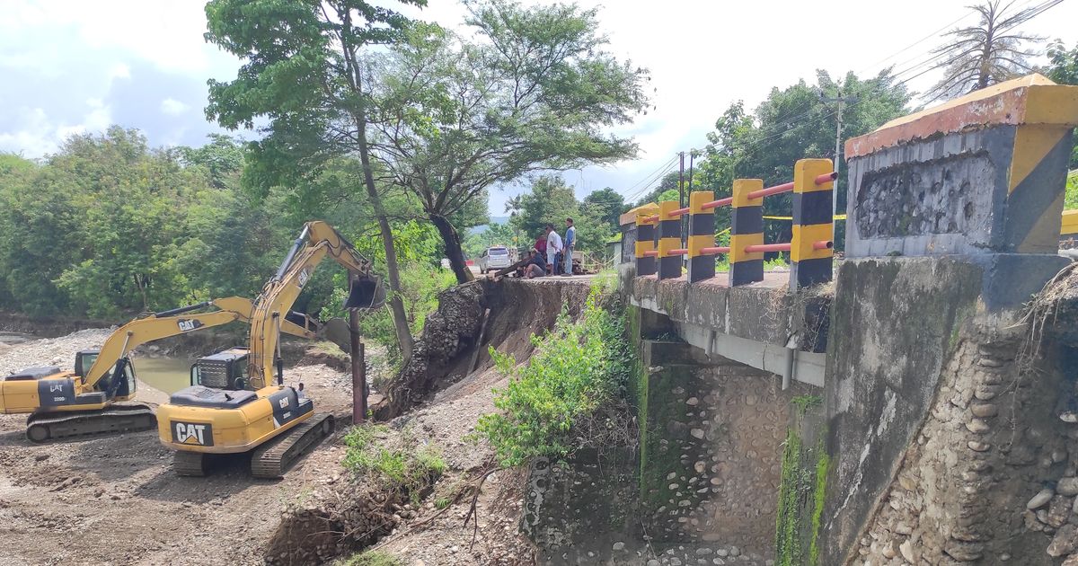 Jembatan Nyaris Putus, Jalur Kupang Timor Leste Terancam Lumpuh