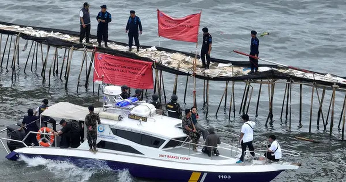 Pagar Laut Tangerang Diduga Dibangun Nelayan, Pemkab: Sudah Lama Sejak September 2024