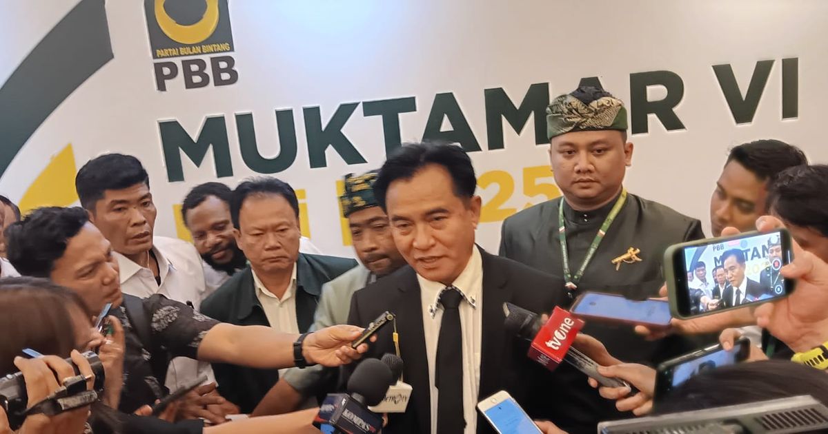 PBB Gelar Muktamar Pilih Ketum Baru, Yusril: Saya Generasi Tua, Saatnya Surut ke Belakang