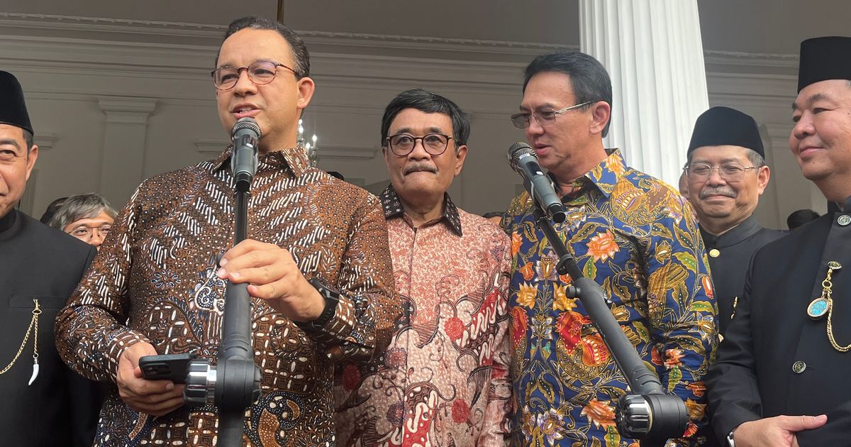 VIDEO: Momen Anies & Ahok Mesra Rangkulan Ngobrol di Balaikota, Siap-Siap 