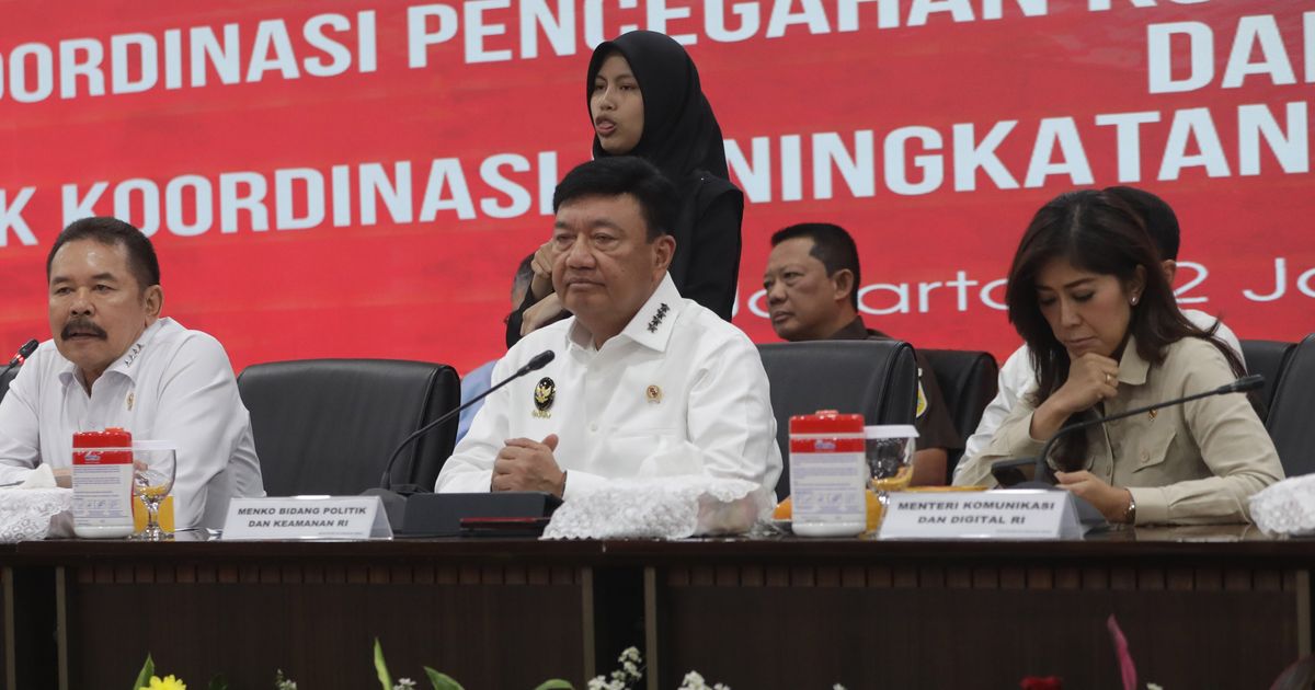 FOTO: Menko Polkam Paparkan Gebrakan Desk Pencegahan Korupsi, Berhasil Selamatkan Uang Negara Rp6,7 Triliun