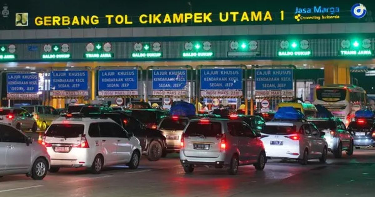 Libur Tahun Baru 2025 Usai, 509.473 Kendaraan Kembali ke Jabotabek