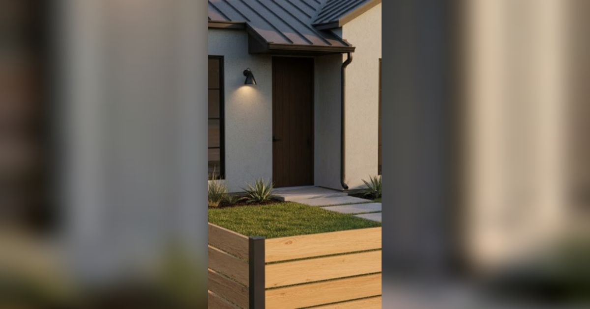 7 Trik Bikin Rumah Sederhana Terlihat Elegan dengan Pagar Kayu Minimalis, Klasik dan Cantik