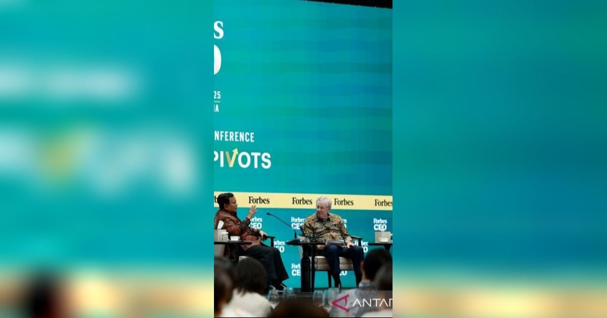 Di Forum Forbes, Prabowo Yakin Pertumbuhan Ekonomi RI Tembus 8 Persen