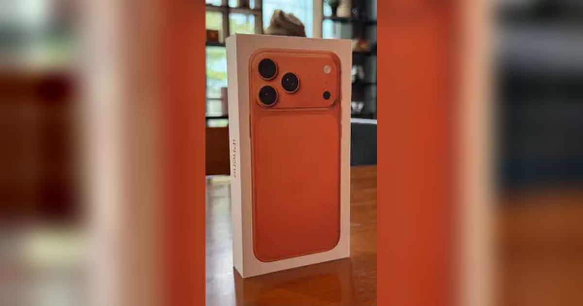 Unboxing iPhone 17 Pro Max Sebelum Rilis di Indonesia, Begini Isi Kotaknya