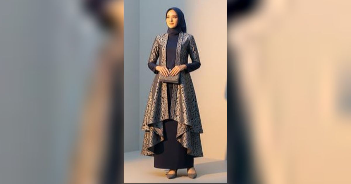 8 Padu Padan Gamis Brokat Kombinasi, Inspirasi Gaya Anggun untuk Tiap Acara di 2025
