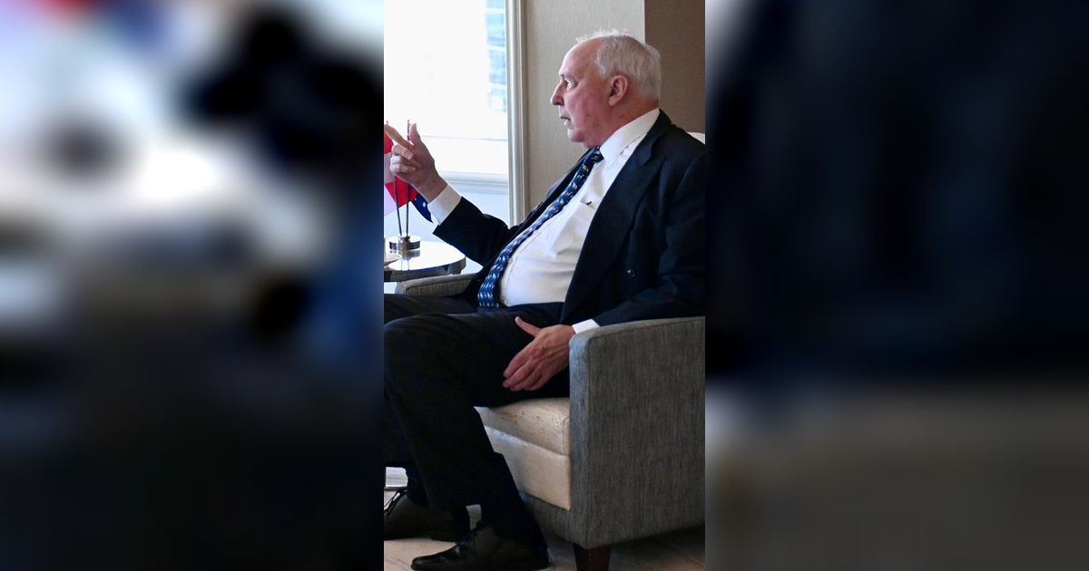 Prabowo Bertemu Eks PM Australia Paul Keating di Sydney, ini yang Dibahas