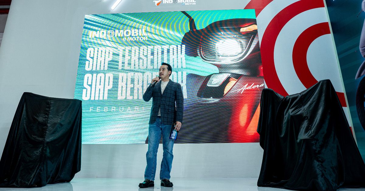 Kenalkan Motor Listrik Adora di IIMS 2025, Indomobil Emotor Langsung Buat 200 Dealer