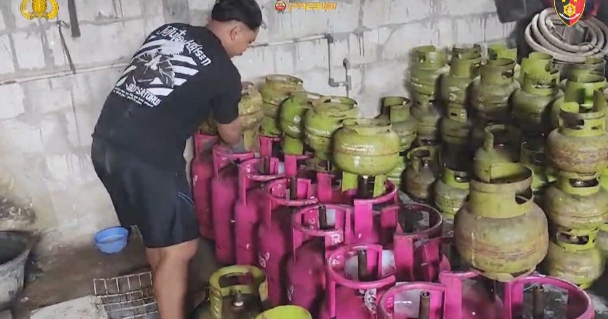 Polisi Kembali Bongkar Pengoplosan Gas LPG 3 Kg, Pelaku Raup Cuan Rp10 Miliar