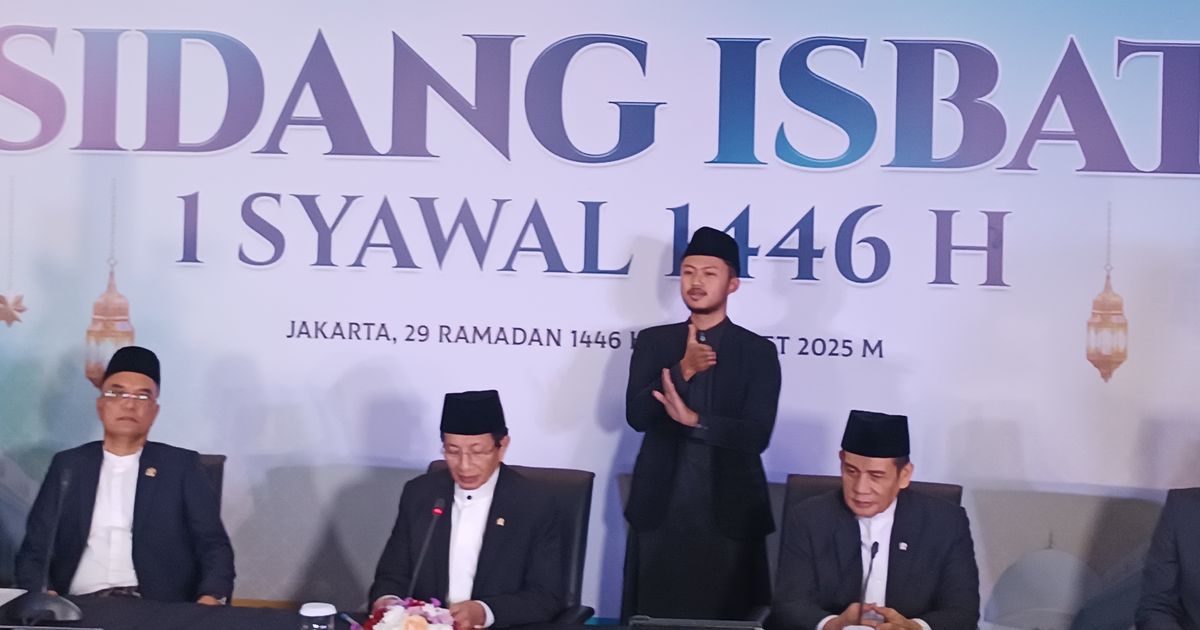 Hasil Sidang Isbat: Pemerintah Tetapkan Lebaran 1 Syawal 1446 Hijriah Jatuh pada Senin 31 Maret 2025
