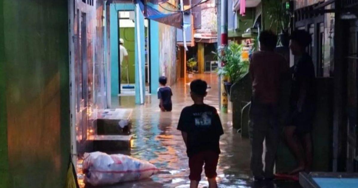 Kali Ciliwung Meluap, 47 RT di Jakarta Terdampak Banjir
