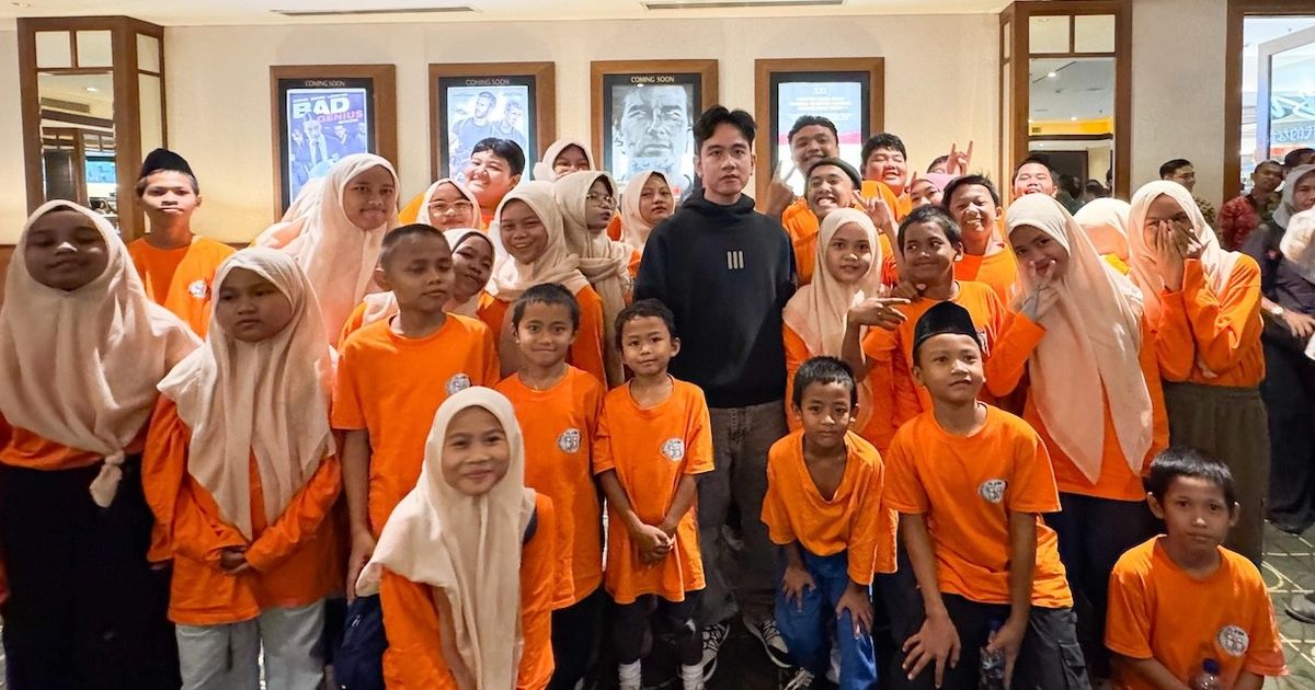 Wapres Gibran Ajak Ratusan Anak Yatim Nonton Film Jumbo, Ini Alasannya