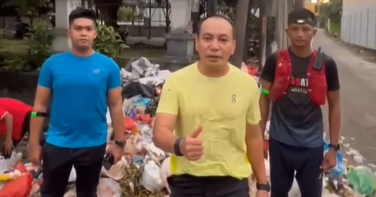 Jenderal Bintang 2 Murka, Lagi Asyik Olahraga Pagi Lihat Gunungan Sampah, Bau Busuk Menusuk Hidung