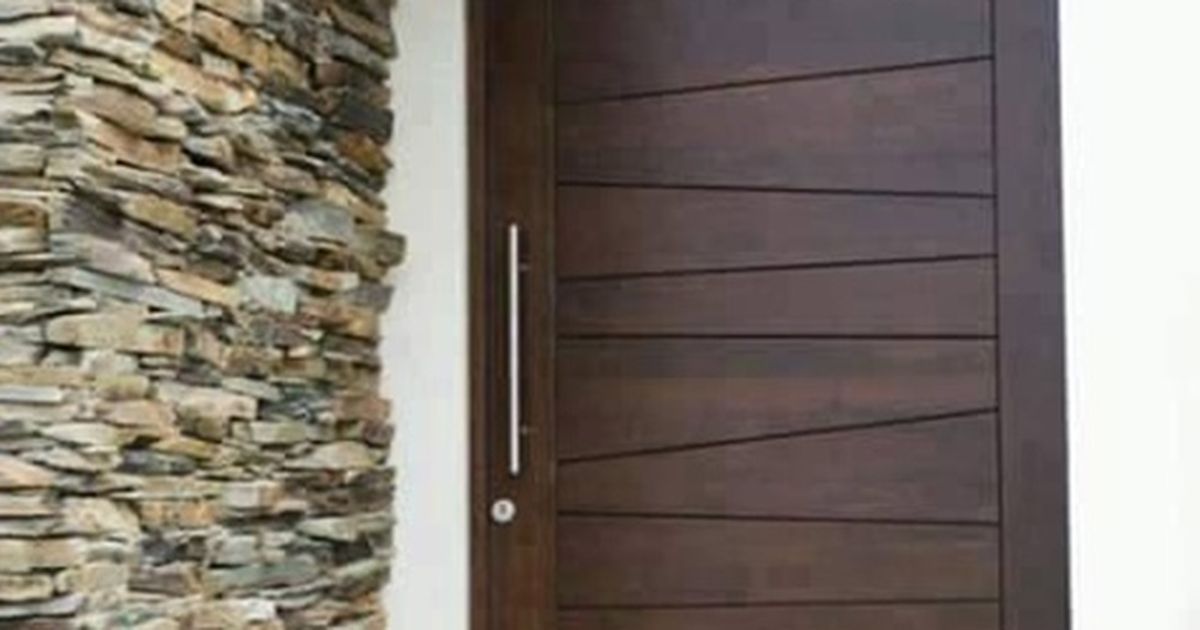 Desain Pintu Kayu Minimalis, Pilihan Elegan untuk Hunian Modern