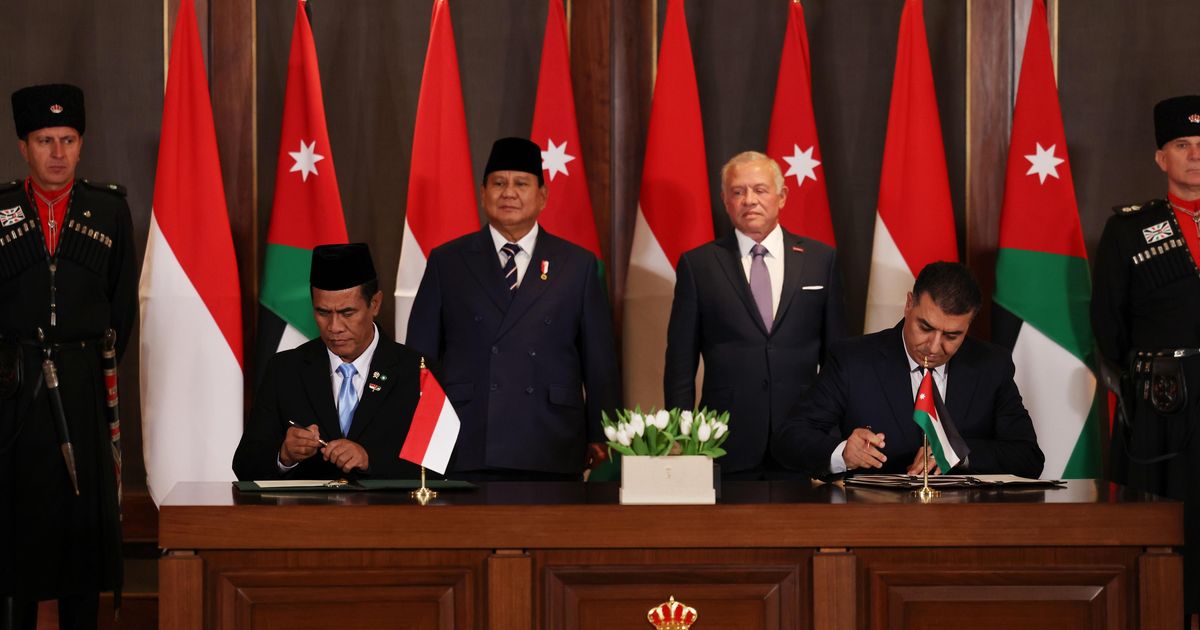 Disaksikan Presiden Prabowo dan Raja Abdullah II, Mentan Teken Kerja Sama Pertanian dengan Yordania
