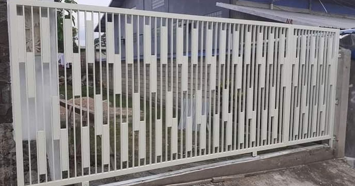 Desain Pagar Laser Cutting Minimalis untuk Rumah Modern