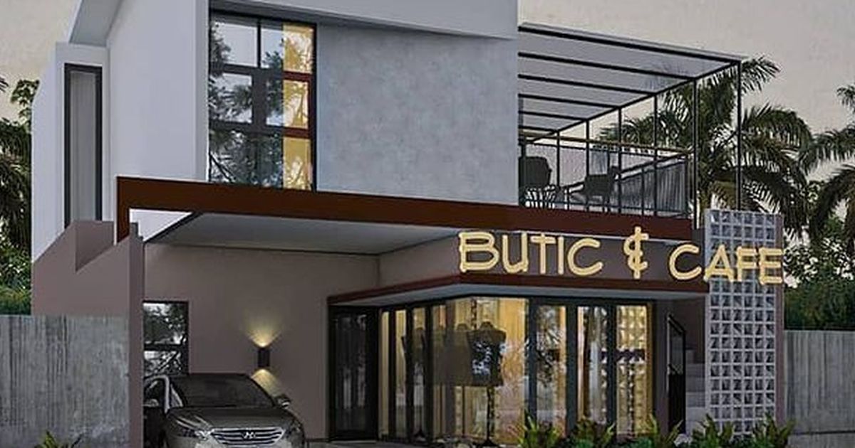 Desain Ruko Minimalis 2 Lantai Modern dan Fungsional