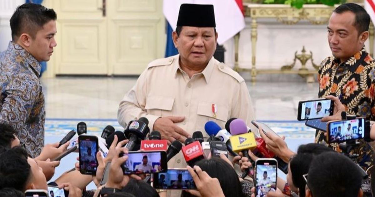 Prabowo: Ada yang Bilang Saya Dibohongi Menteri, Tidak!