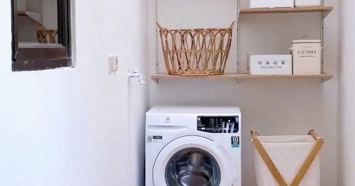 Inspirasi Sempit Ruang Laundry Minimalis yang Fungsional dan Estetik