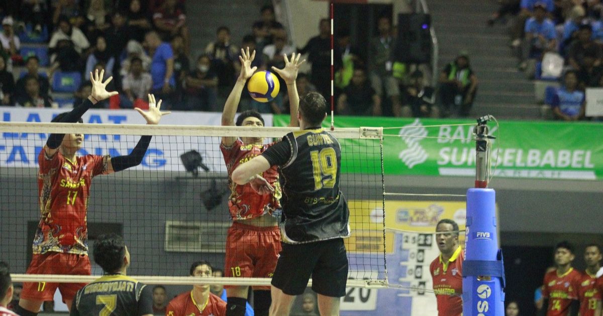 Laga Sengit Final Four Proliga 2025: Palembang Bank Sumsel Babel Tumbangkan Surabaya Samator