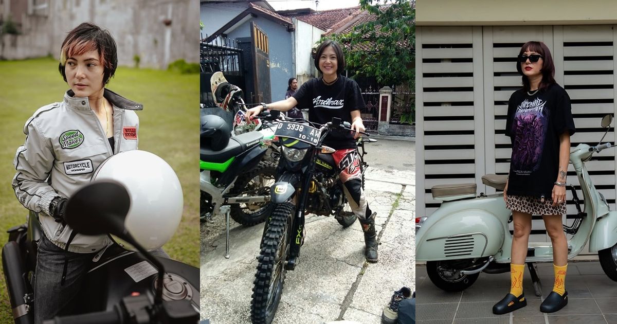Penggemar Motor Trail, Poppy Sovia Tampil Menyeramkan di Film Horor ‘Godaan Setan yang Terkutuk’