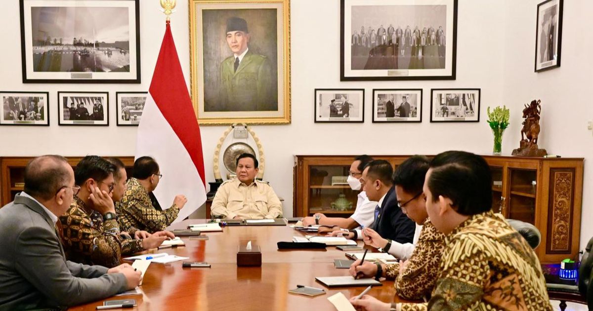 Siang Ini, Prabowo Terima Federation of Korean Industries di Istana