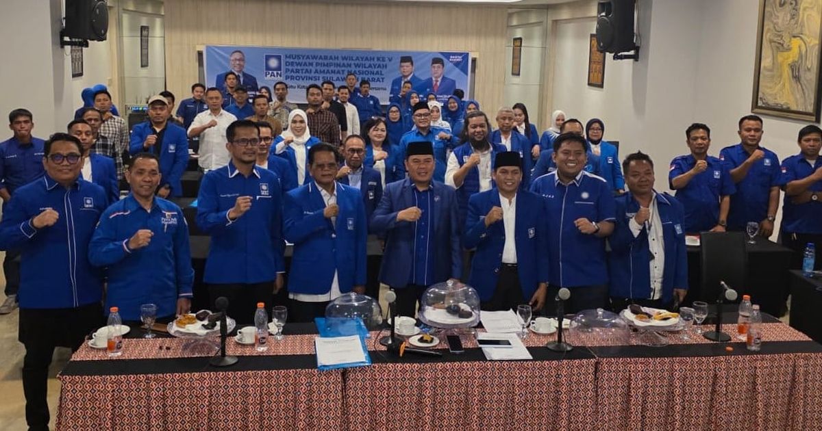 Ajbar jadi Ketua DPW PAN Sulbar, Zulhas Minta Satu Komando dan Bersatu Jelang Pemilu 2029