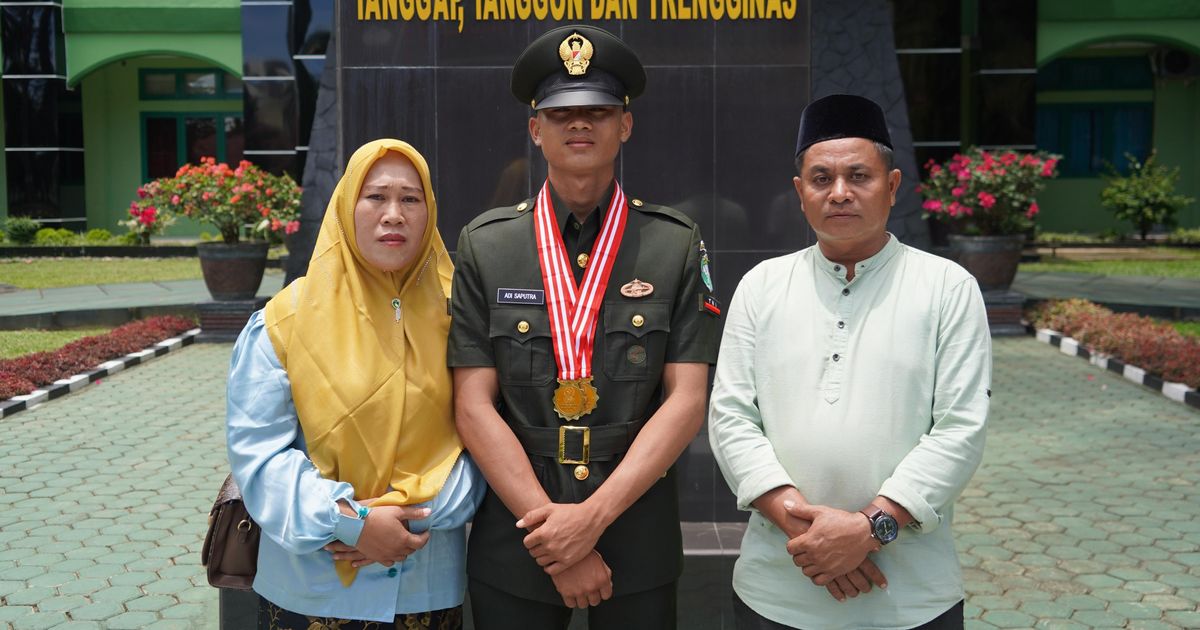Adi Saputra, Anak Montir dari Simeulue Jadi Lulusan Terbaik TNI AD 2025
