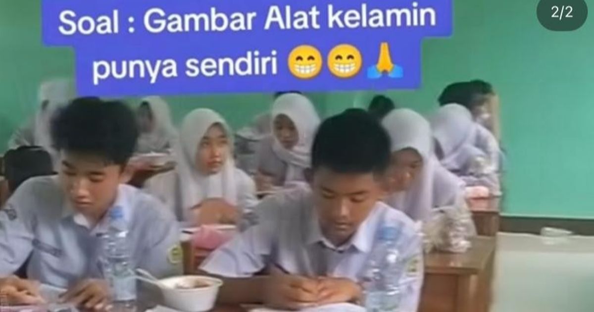 Guru Biologi Viral Bikin Soal Siswa Disuruh Gambar Alat Kelamin Minta Maaf