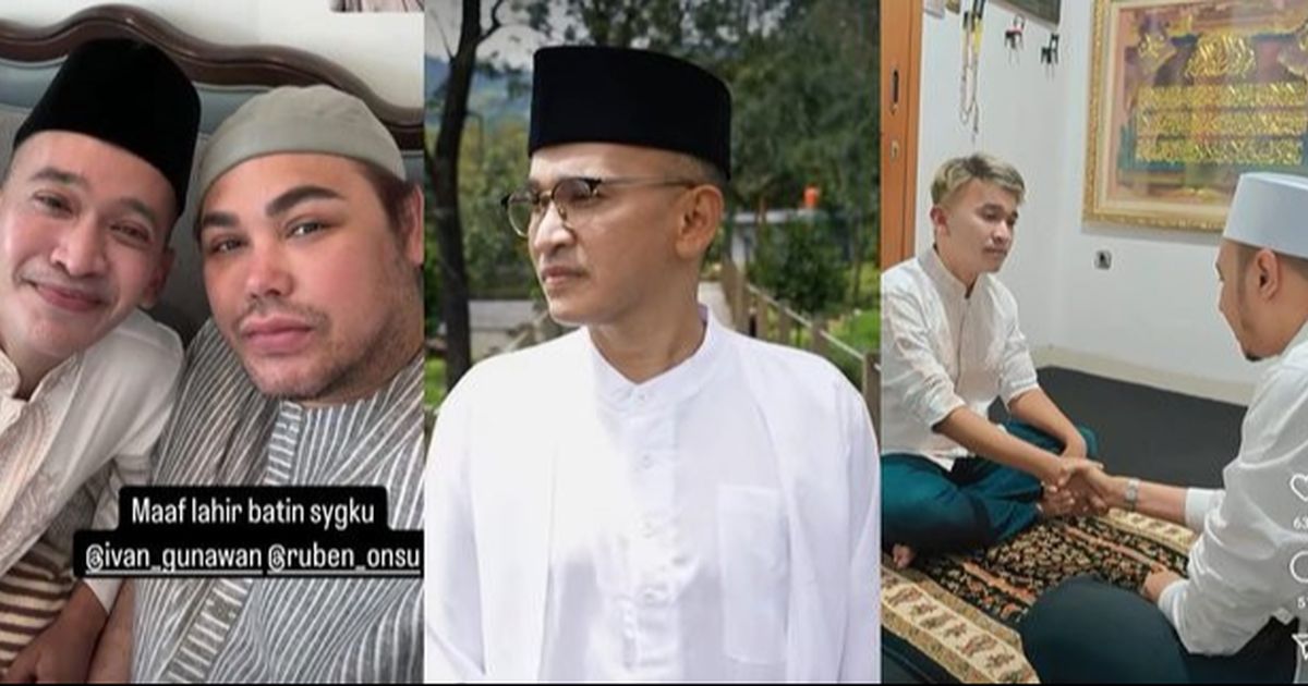 Bikin Pangling! Intip Potret Ruben Onsu Lebaran Pertama Usi Jadi Mualaf