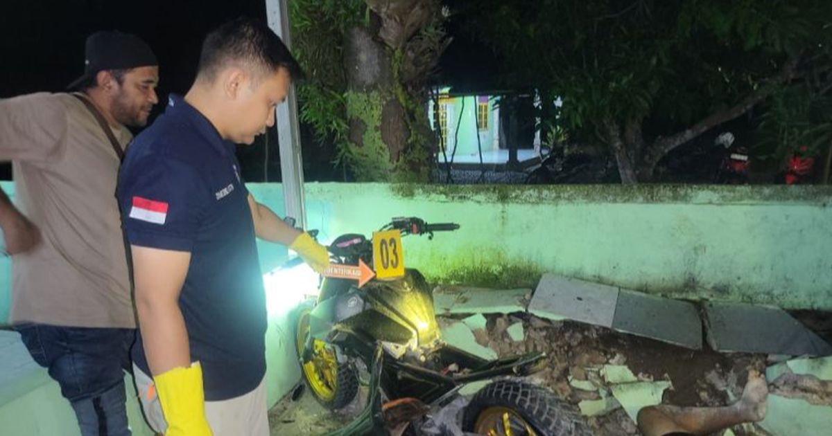 Panik Dikejar Warga, Pelaku Begal Tewas Usai Tabrak Kursi Beton