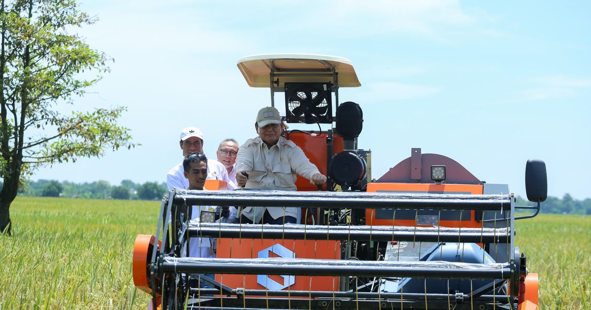 Presiden Prabowo: Produksi Pangan Nasional Meningkat Berkat Kerja Keras Menteri Amran
