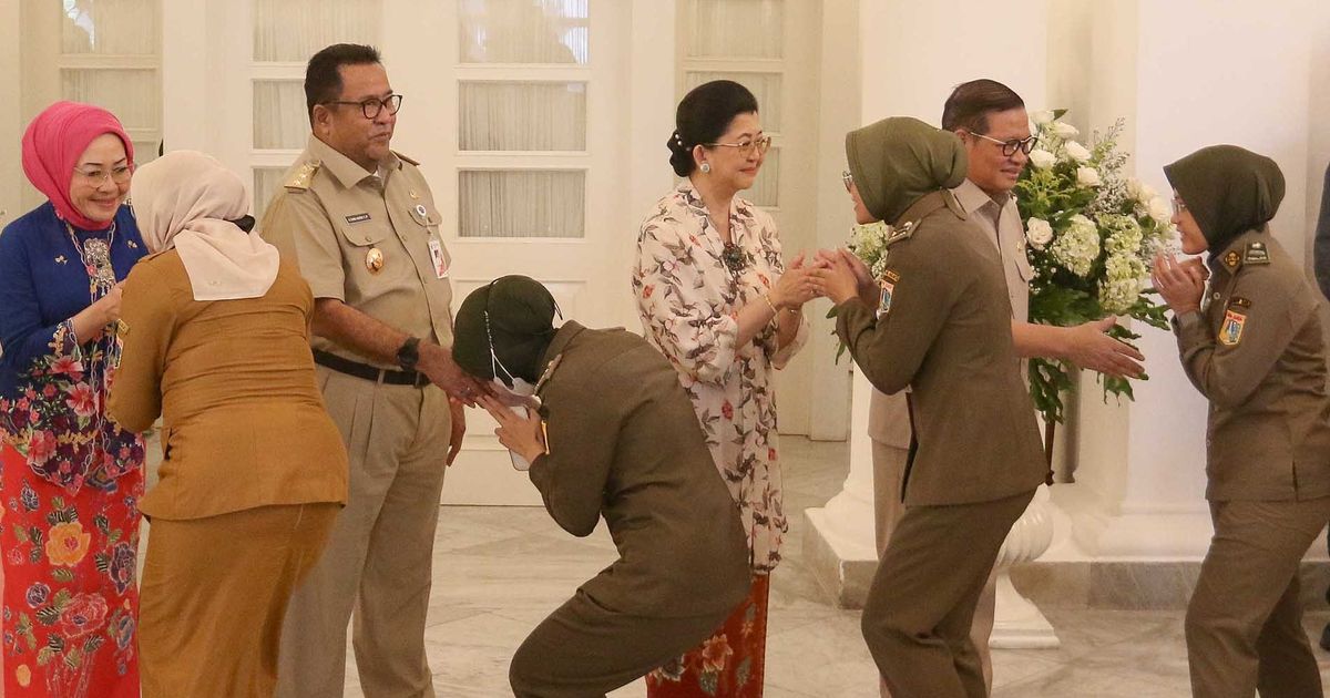 FOTO: Pramono-Rano Halal Bihalal dengan ASN Di Balaikota DKI