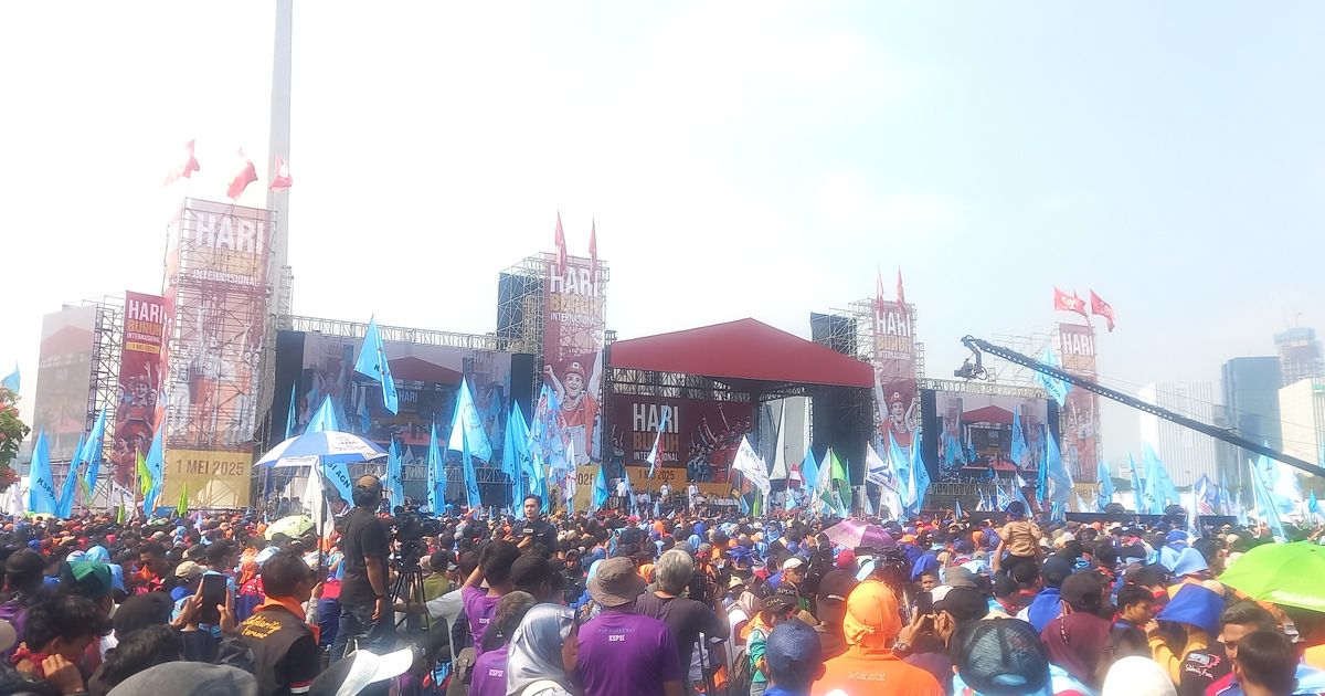 Pantau May Day di Monas, Mensesneg Pastikan Pemerintah Tindak Lanjuti Enam Tuntutan Buruh