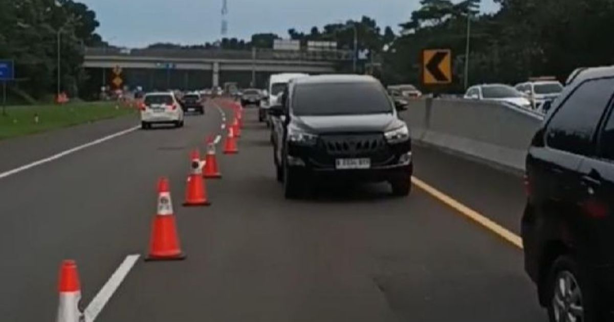 Contraflow Diberlakukan di Ruas Tol Jagorawi arah Puncak Bogor Pagi Ini, Pastikan Saldo e-Toll Ada Cukup