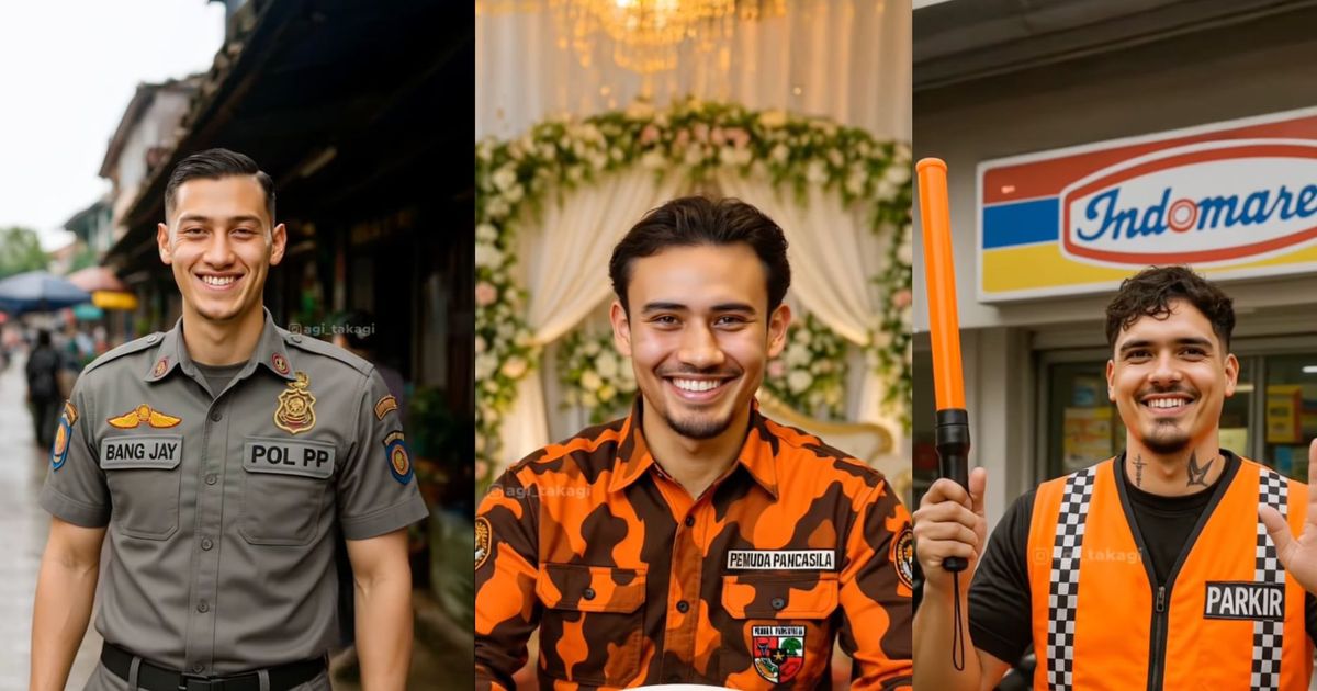 Begini Gambaran AI Pemain Timnas jika Berprofesi jadi Satpol PP hingga Anggota Ormas
