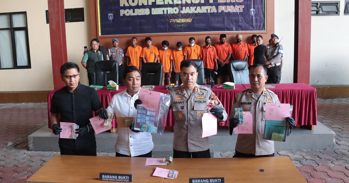 Bersih-Bersih Preman di Kawasan Tanah Abang, Polisi Tangkap 28 Orang
