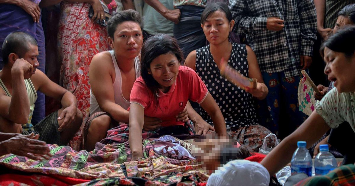 FOTO: Serangan Maut Junta Militer Myanmar Hantam Sekolah, 22 Orang Tewas Termasuk Anak-Anak