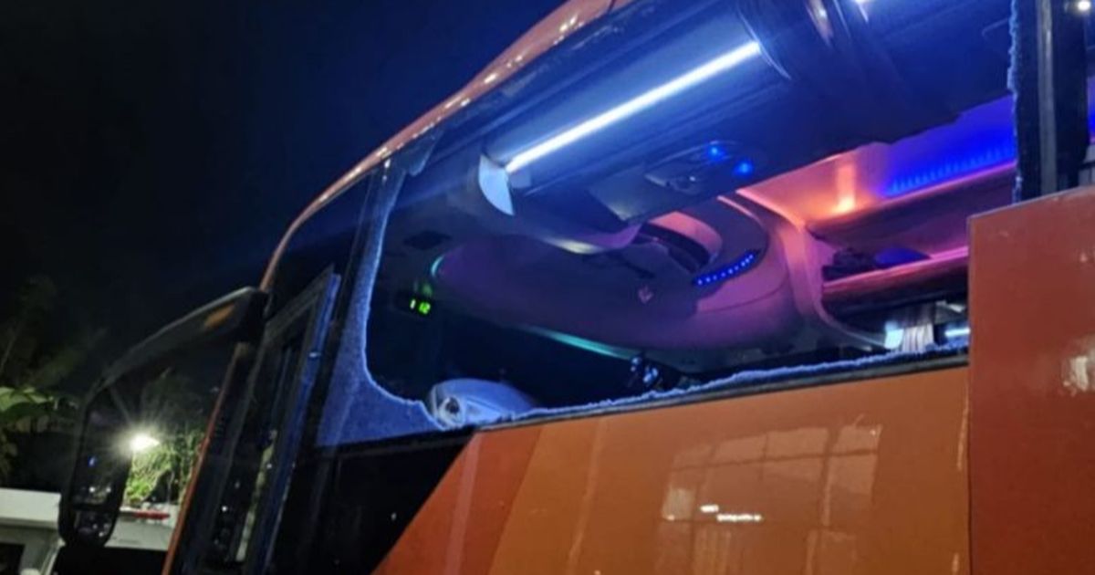 Update Kasus Pelemparan Batu ke Bus Persik Kediri, Pelaku Sudah Diketahui?