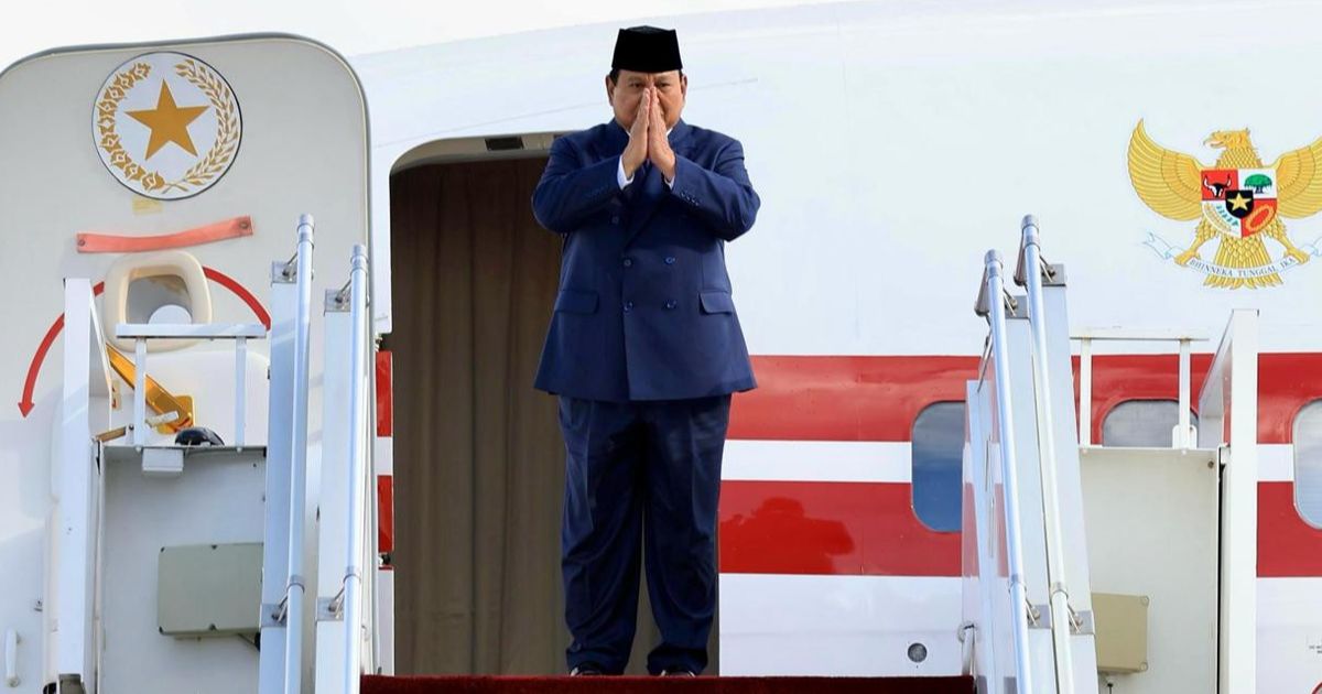 Prabowo Terbang ke Brunei Darussalam